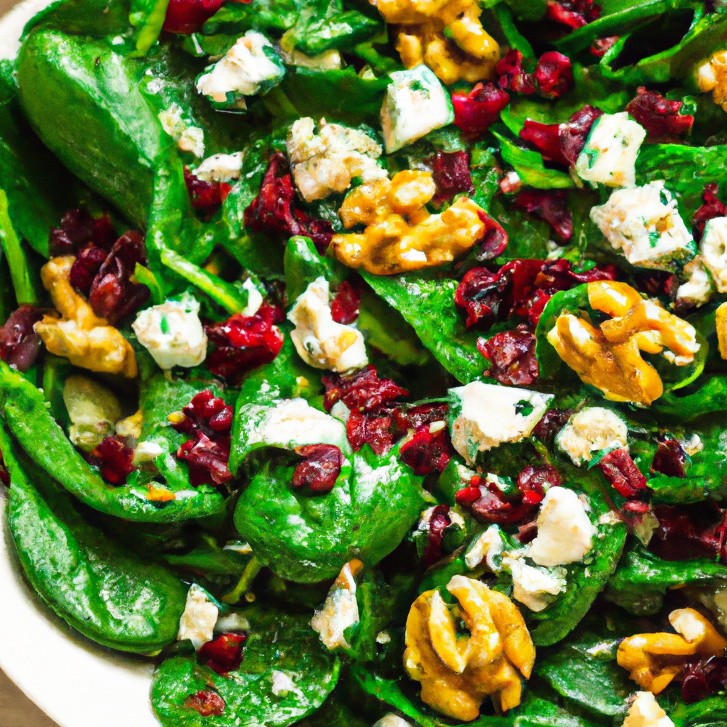 Ensalada De Espinacas Y Nueces Spinach And Walnut Salad