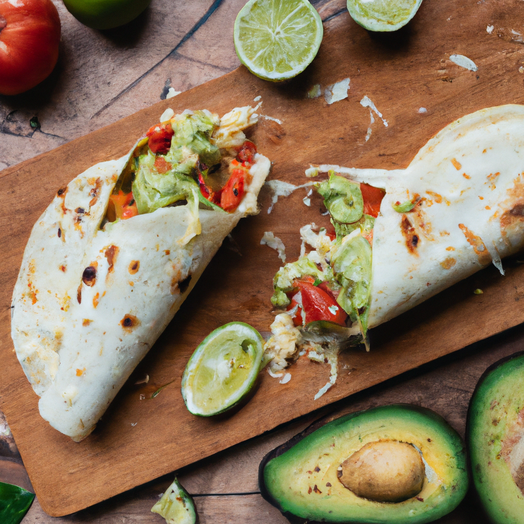 Mushroom And Cheese Burritos