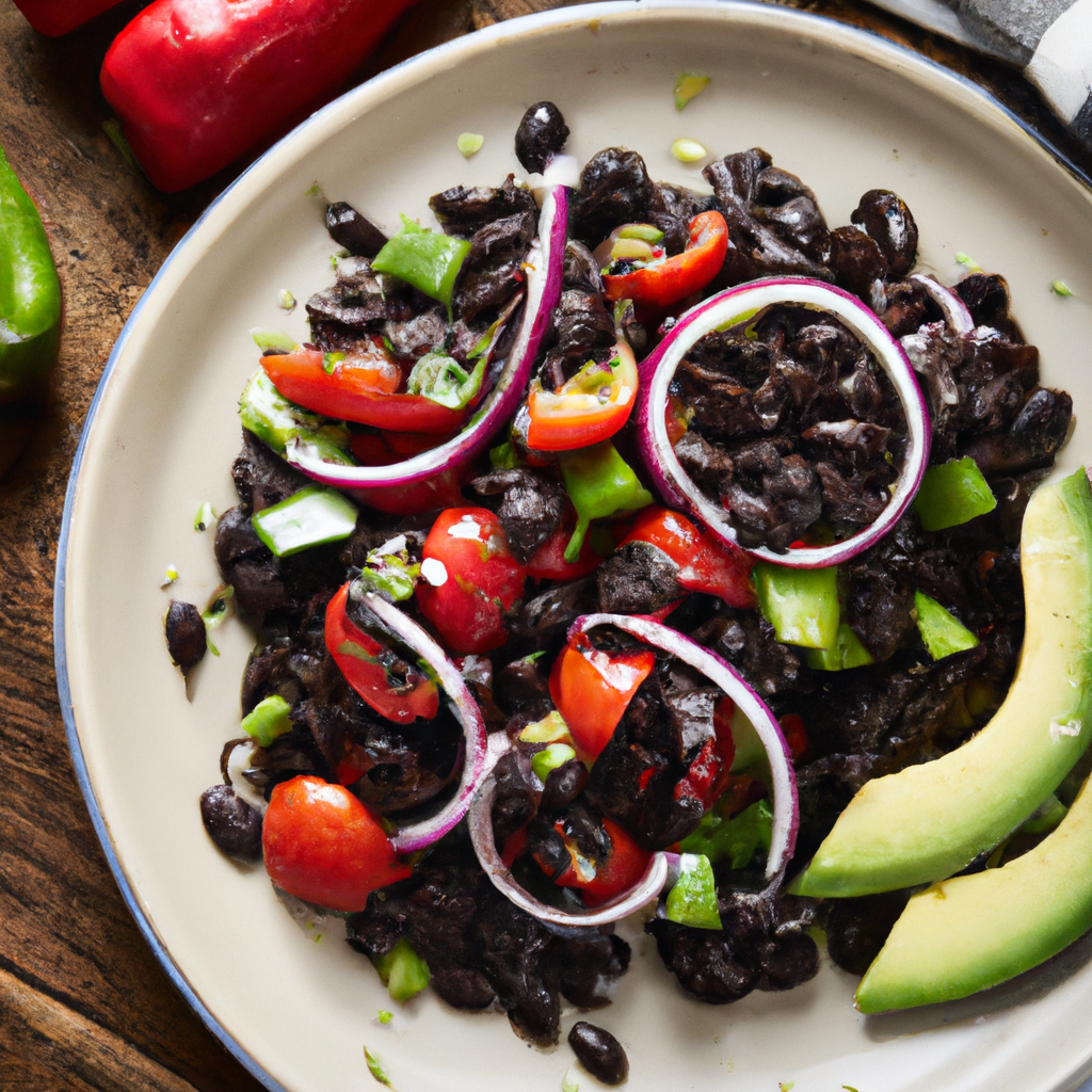 Salada De Feijão Preto Black Bean Salad