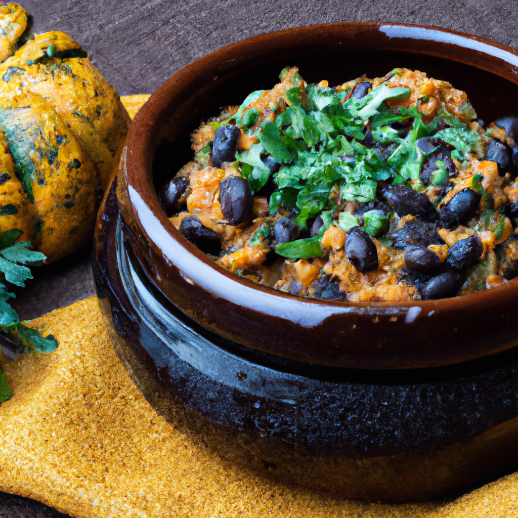 Feijão Preto Com Abóbora Black Beans With Pumpkin
