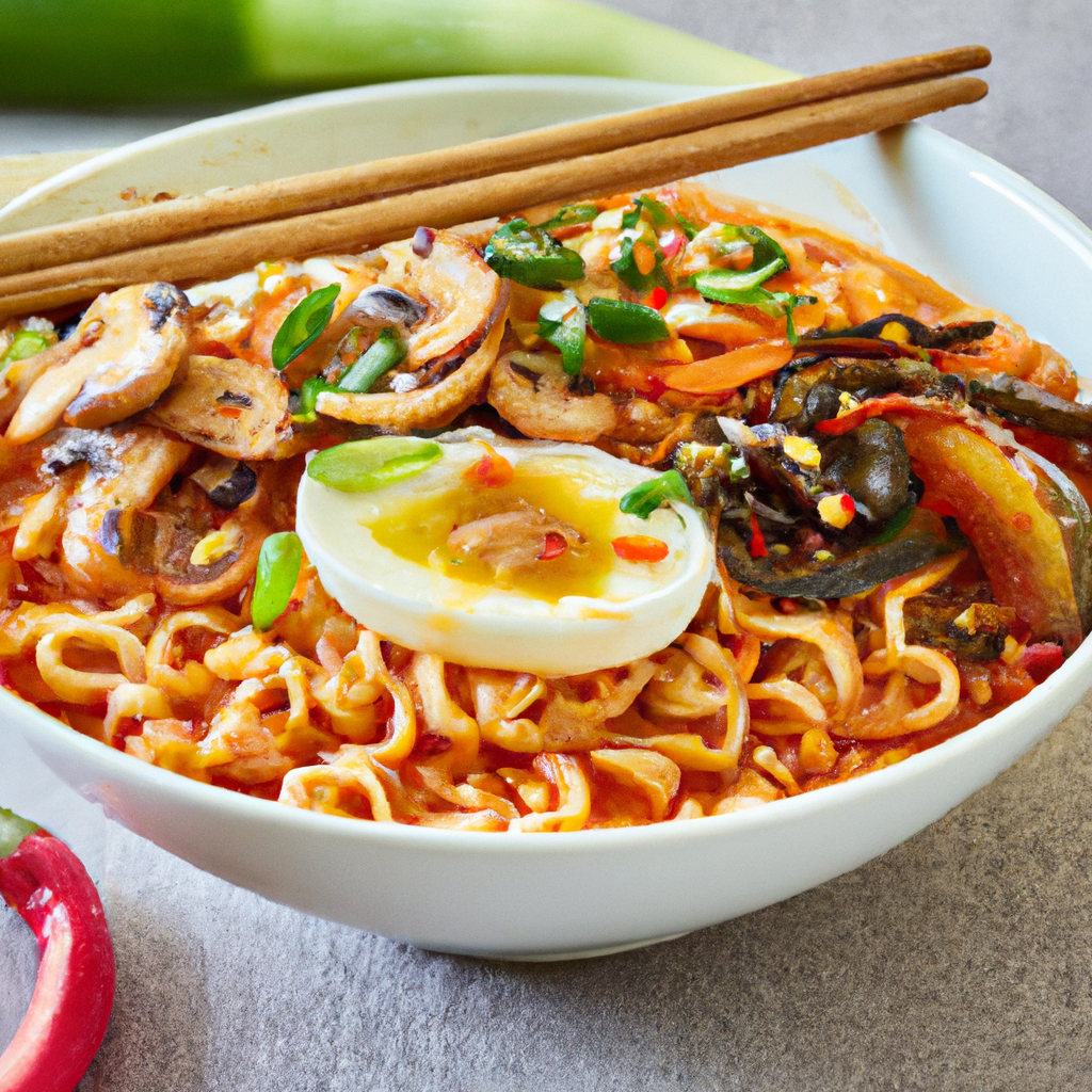 Spicy Gochujang Noodle Bowl
