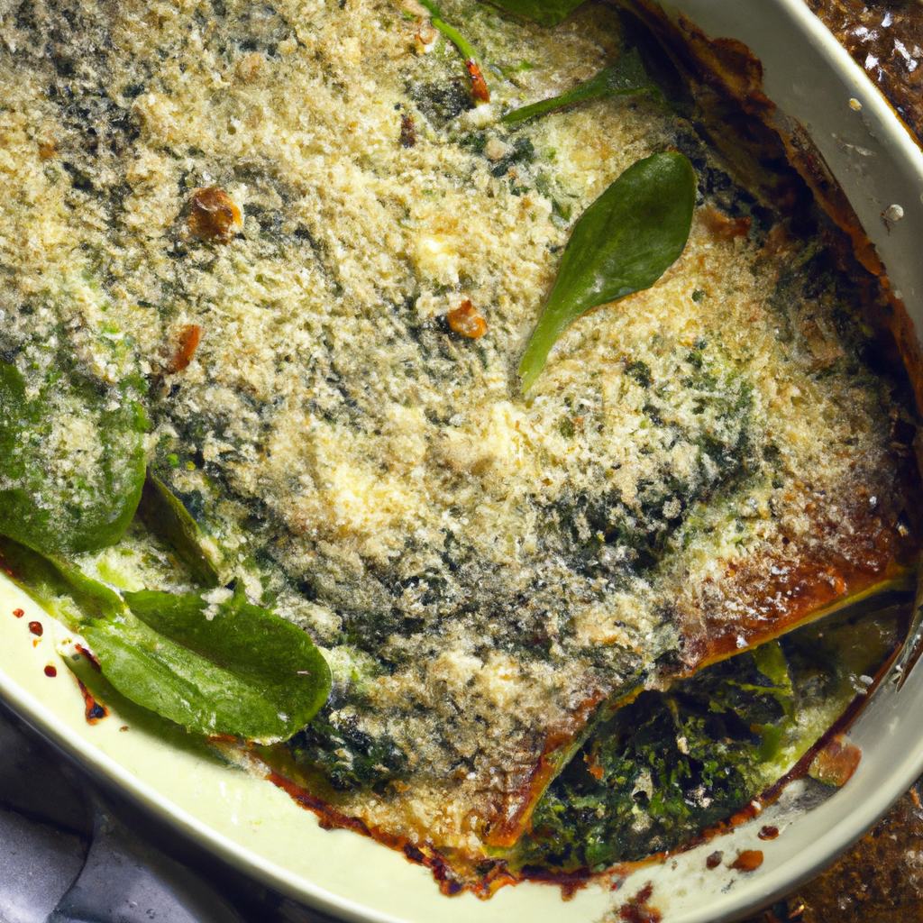 Spinach Gratin With Parmesan
