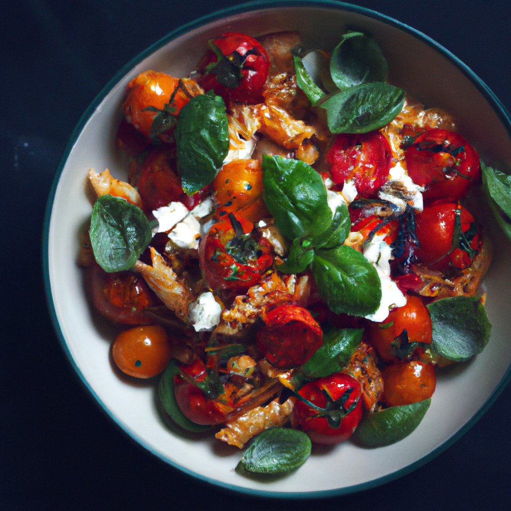 Roasted Tomato And Feta Pasta