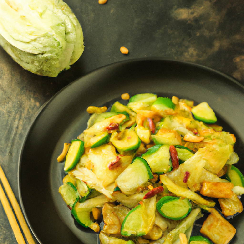 Spicy Kung Pao Cabbage