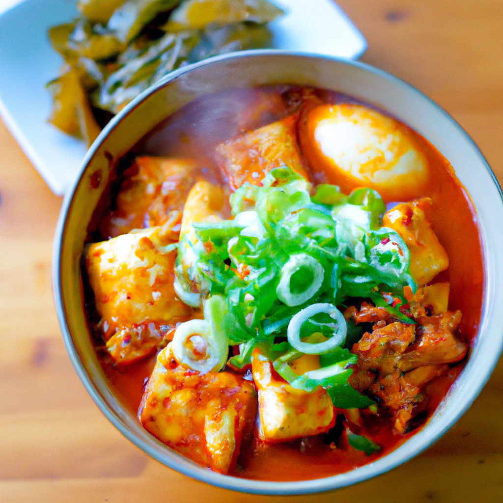 Kimchi Jjigae With Tofu