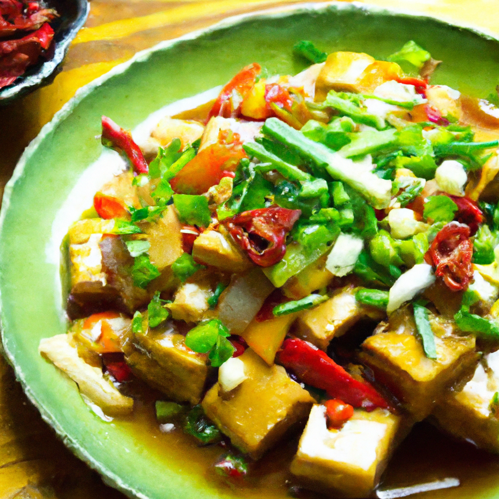 Sweet And Spicy Tofu