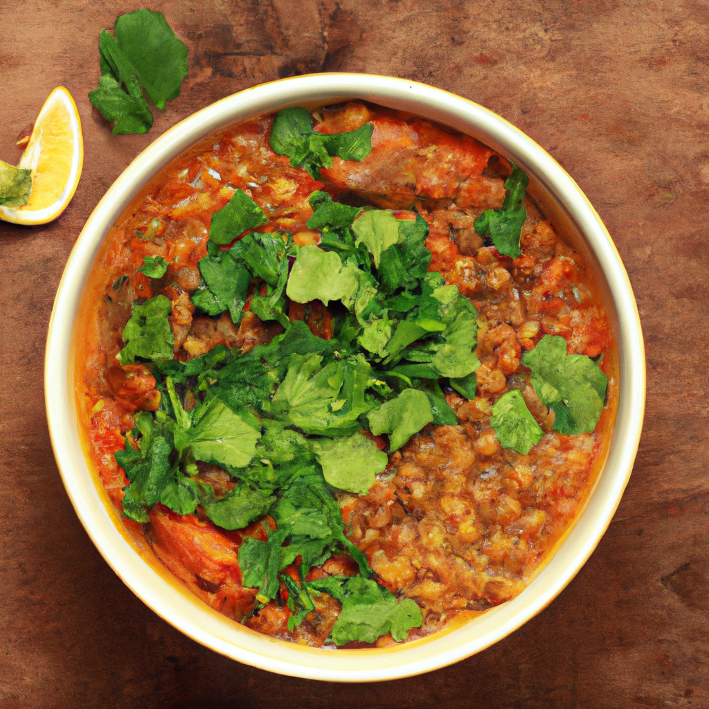 Curried Lentil And Plantain Stew