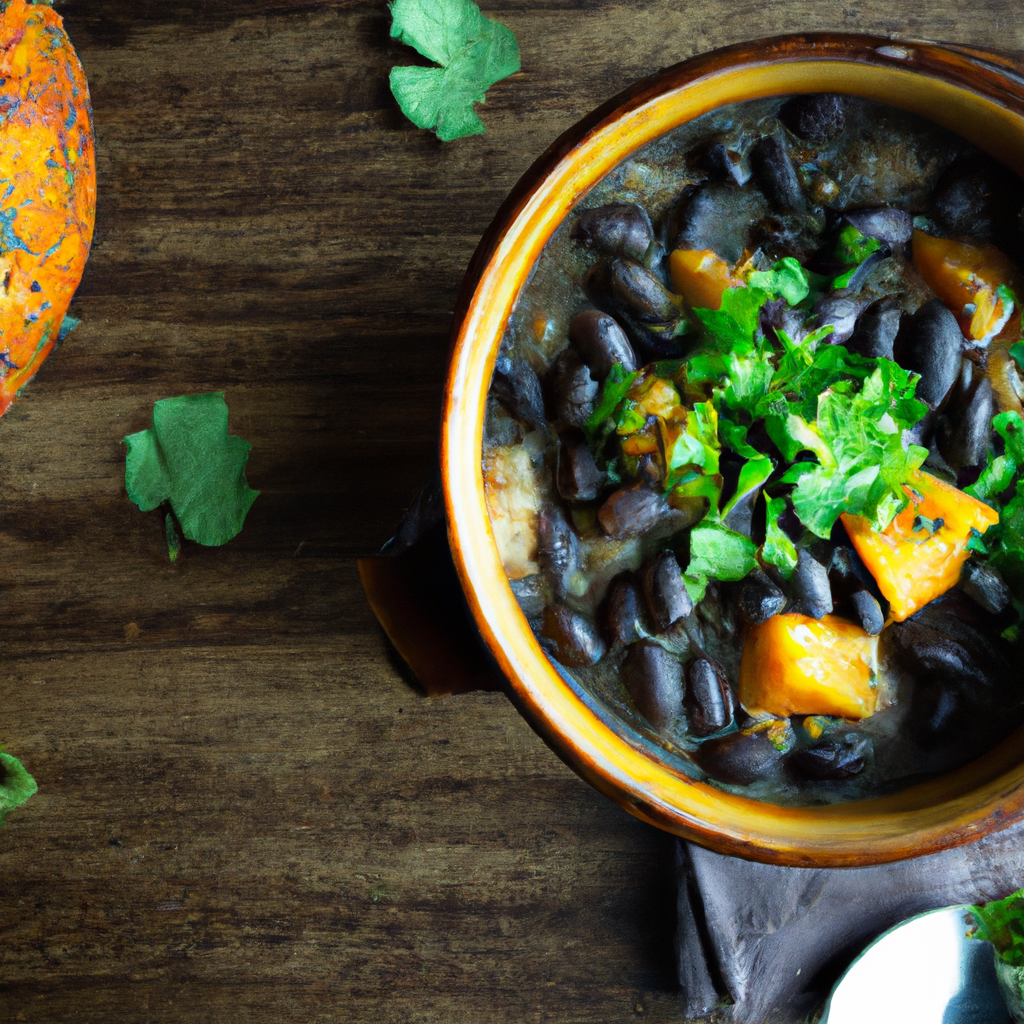 Feijão Com Abóbora E Coentro Beans With Pumpkin And Cilantro