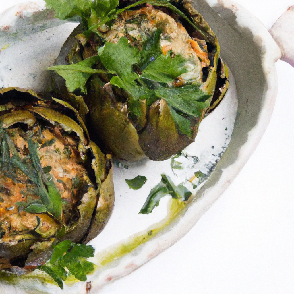 Provencal Stuffed Artichokes