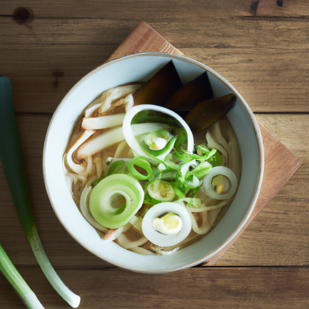Vegetarian Nabeyaki Udon
