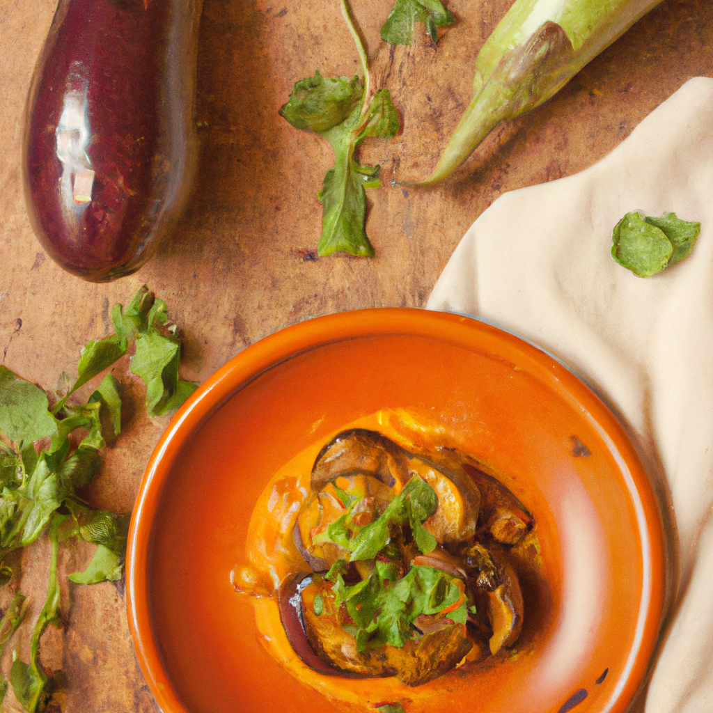 Moroccan Spiced Eggplant Tagine
