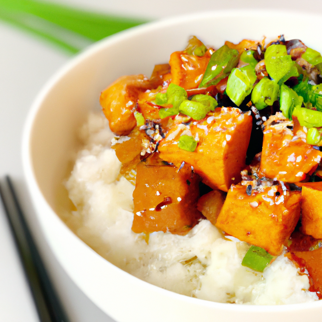 Teriyaki Tofu And Sweet Potato Stir Fry