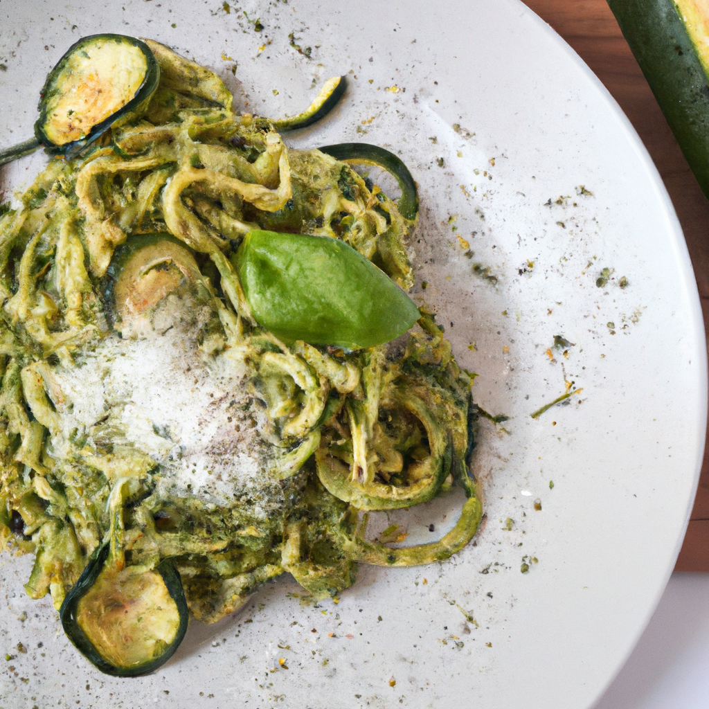 Zucchini Pesto Pasta