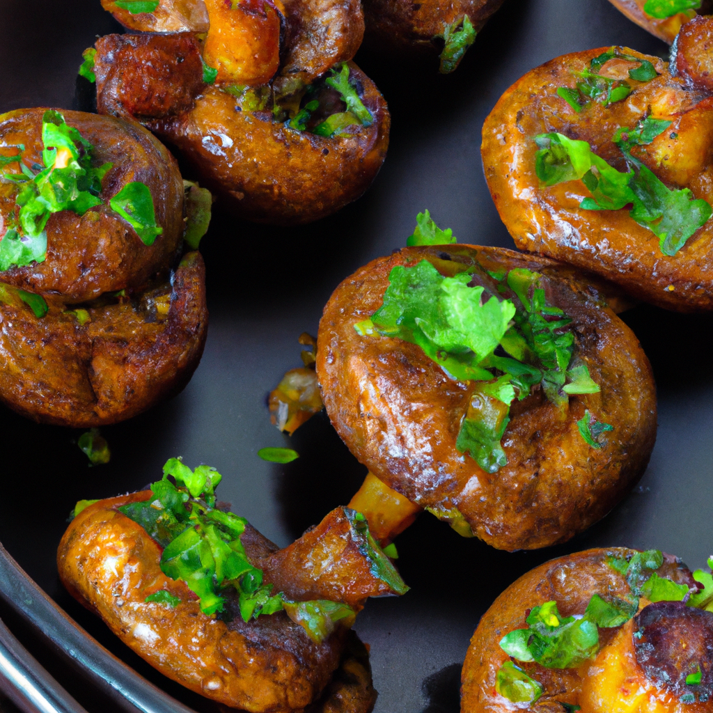 Grilled Jerk Portobello Mushrooms