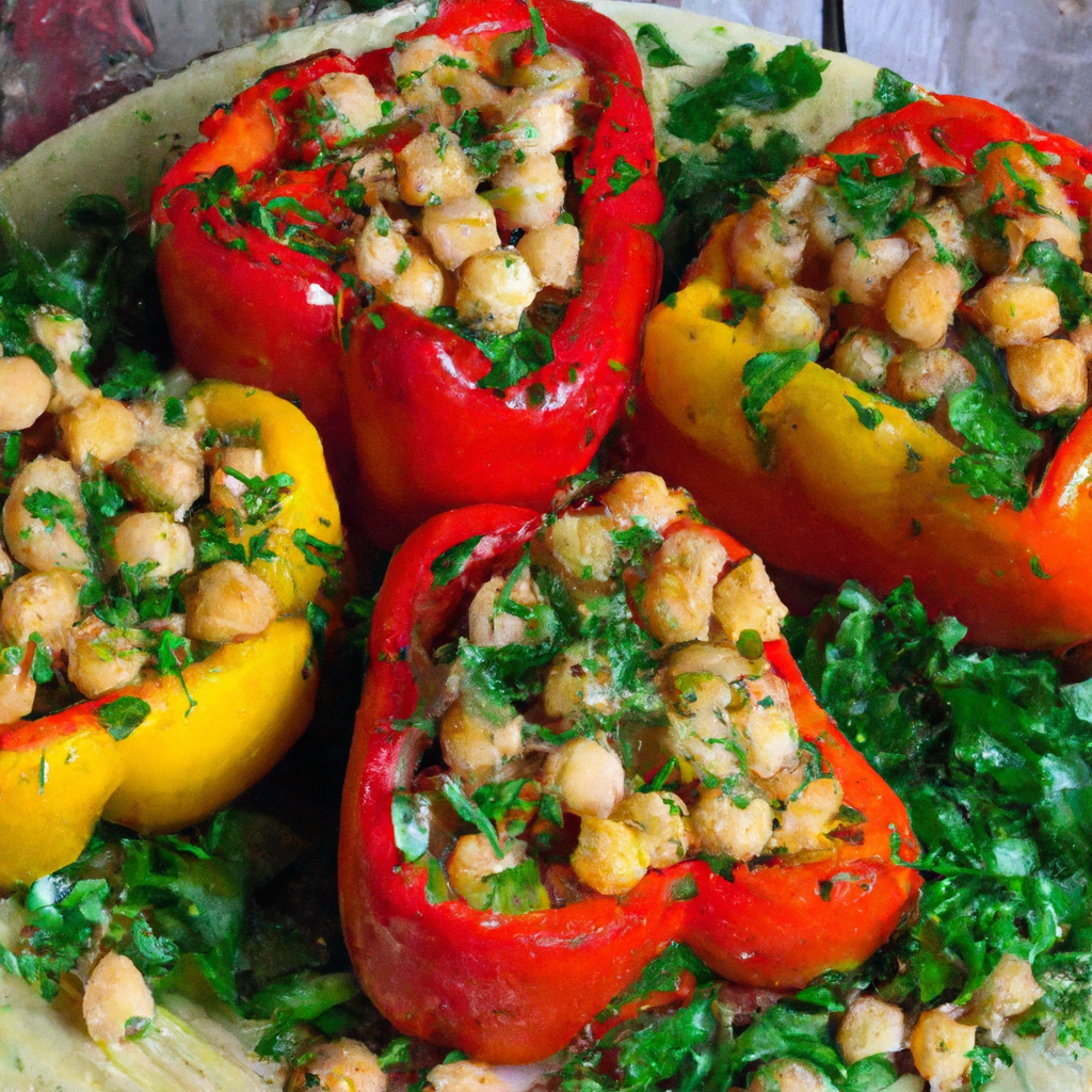 Vegetarian Stuffed Bell Peppers