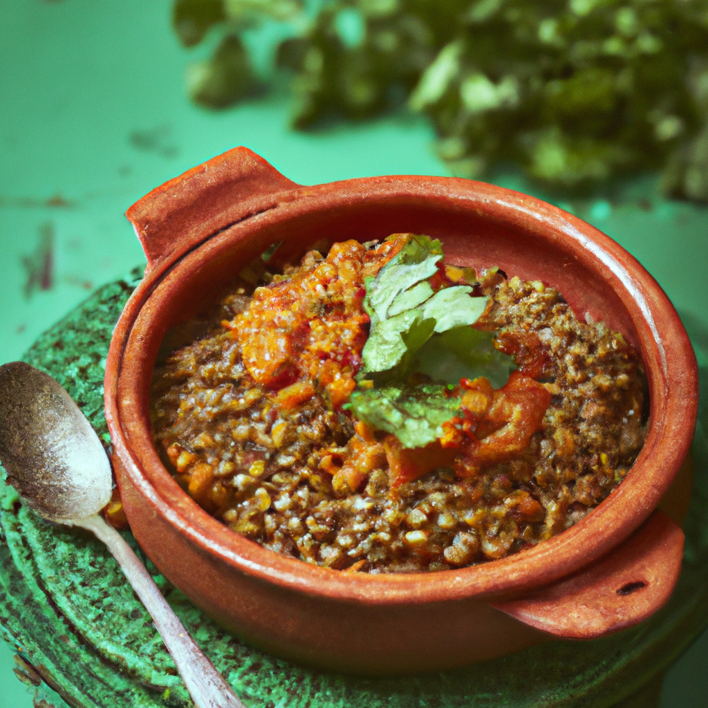 Vegetarian Moroccan Lentil Tagine