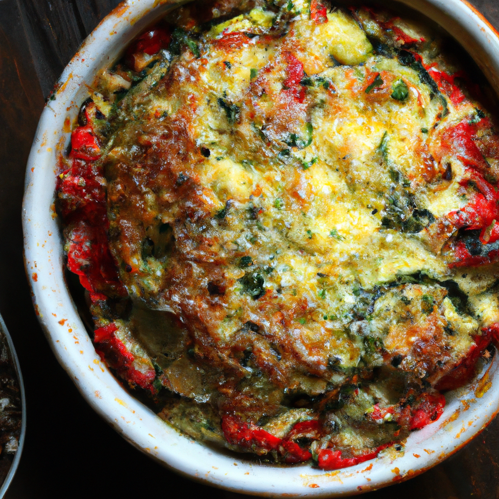 Baked Vegetable And Goat Cheese Gratin