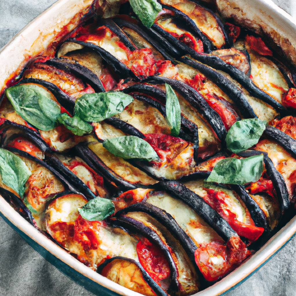 Eggplant And Tomato Gratin