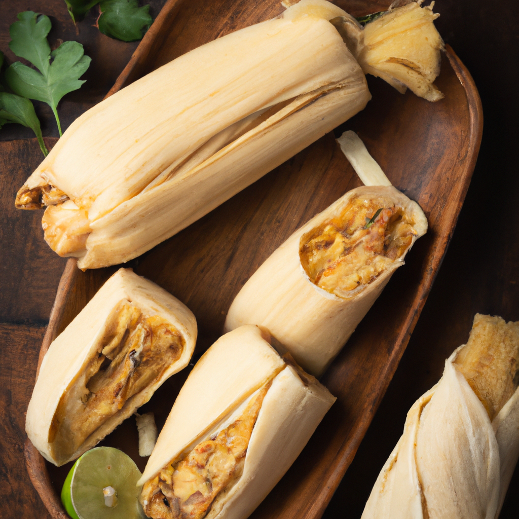 Mushroom And Cheese Tamales