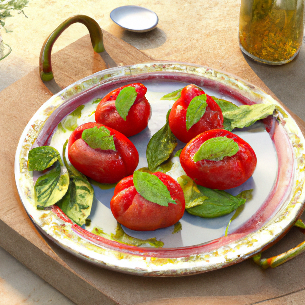 Tomato Provencal With Basil