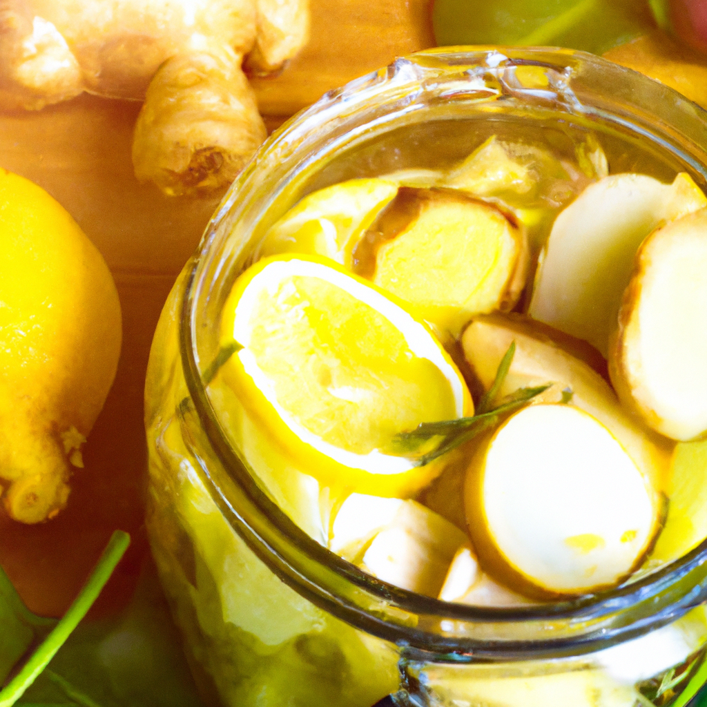 Fermented Ginger Lemon Radish